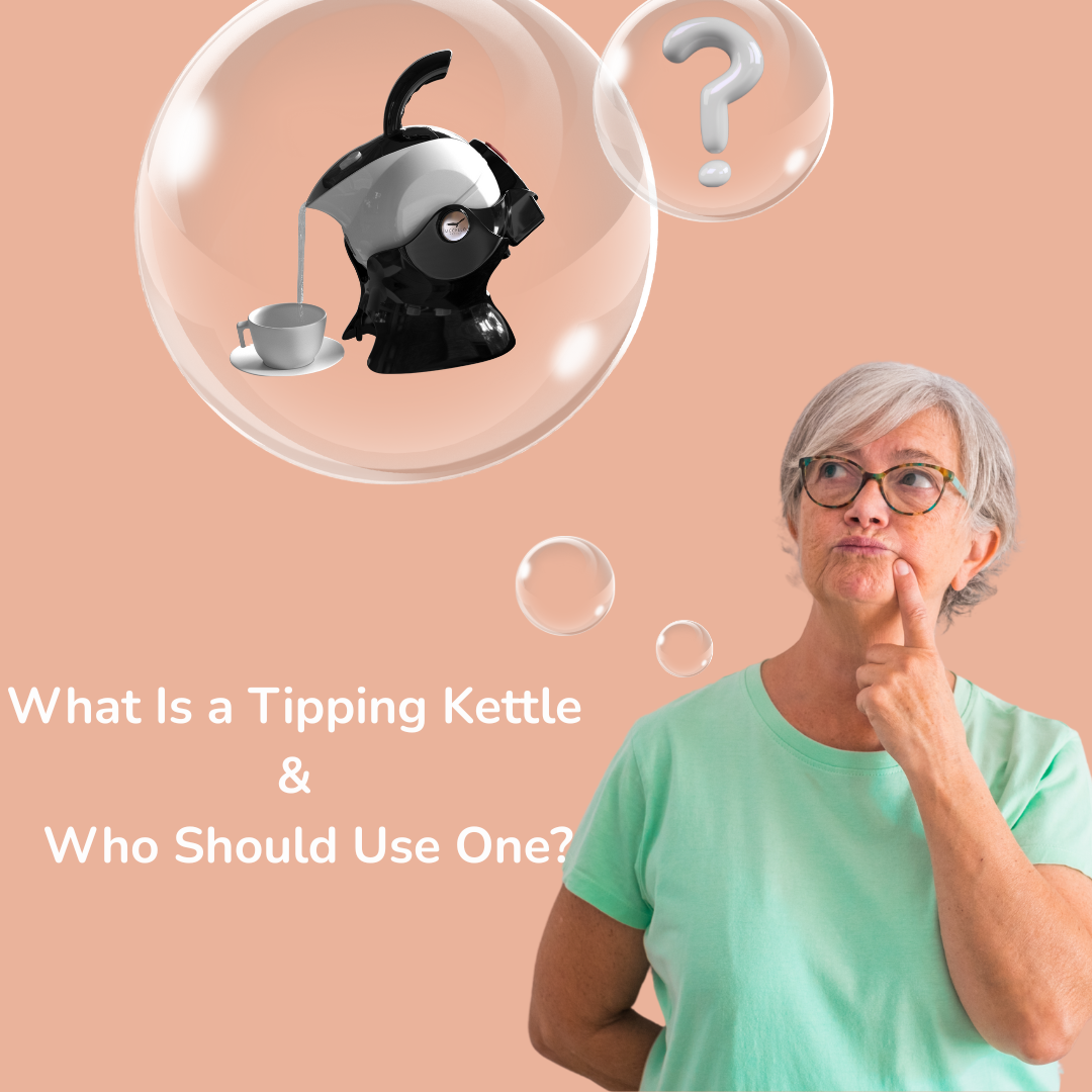 Woman thinking about the Uccello Tipping Kettle